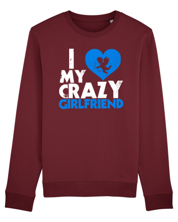 Crazy girlfriend Burgundy