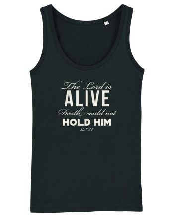 Death could not hold Him. Black