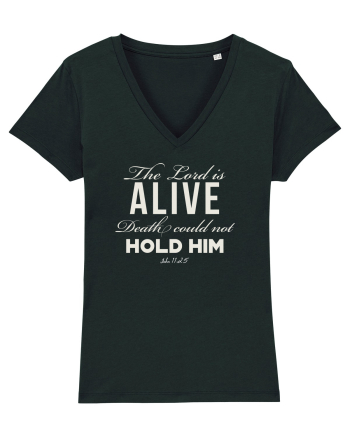Death could not hold Him. Black