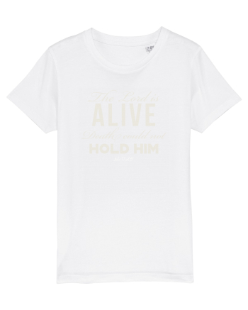 Death could not hold Him. White