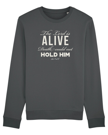 Death could not hold Him. Anthracite