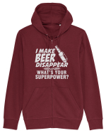 Make Beer disappear Hanorac cu fermoar Unisex Connector