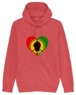 Peace Love Resist Hanorac cu fermoar Unisex Connector