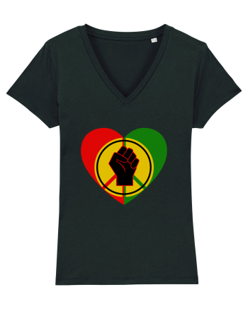 Peace Love Resist Black