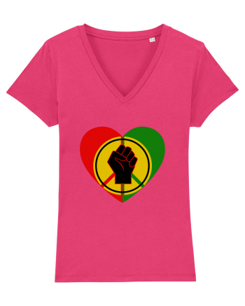 Peace Love Resist Raspberry