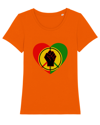 Peace Love Resist Bright Orange
