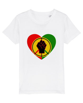 Peace Love Resist White