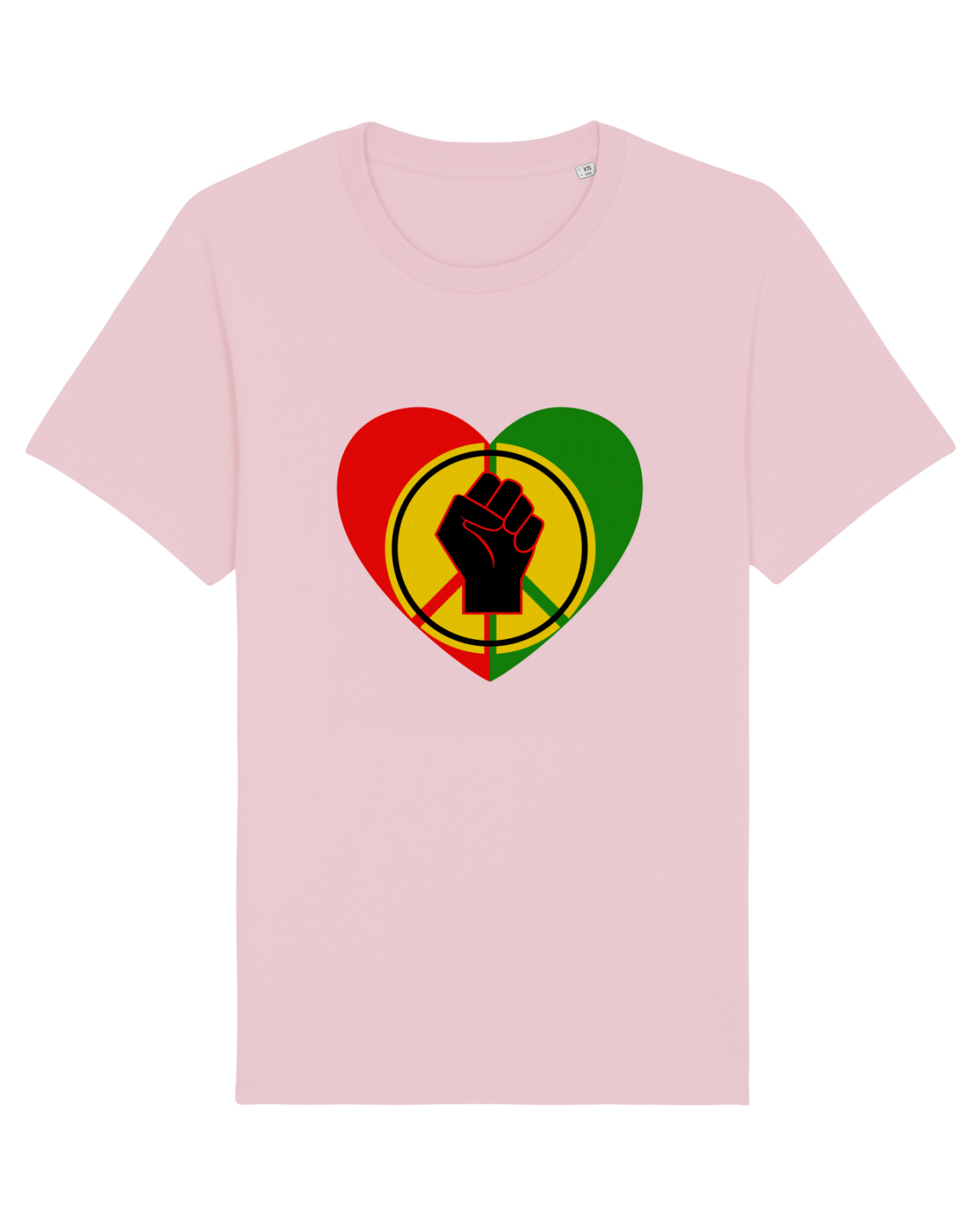 Tricou mânecă scurtă Unisex Rocker Cotton Pink