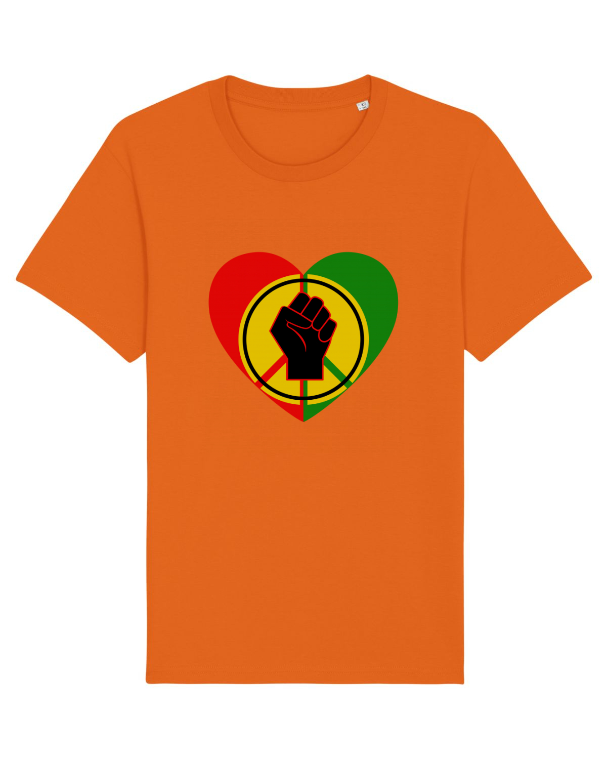Tricou mânecă scurtă Unisex Rocker Bright Orange