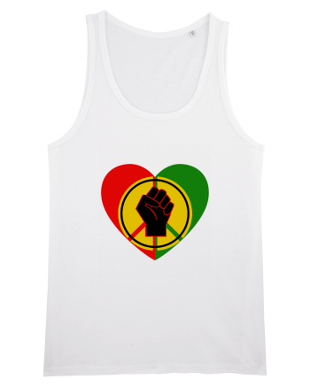 Peace Love Resist White