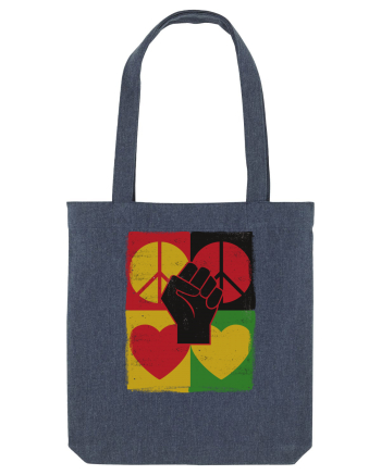 Peace Love Resist Midnight Blue