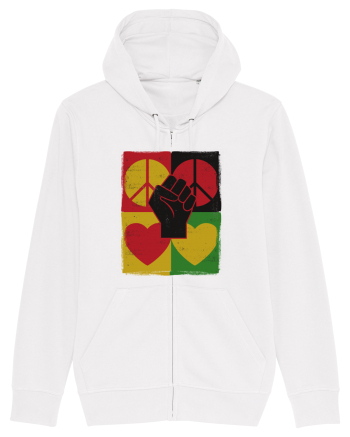 Peace Love Resist White