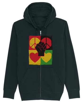 Peace Love Resist Black