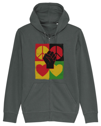 Peace Love Resist Anthracite