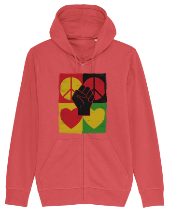 Peace Love Resist Carmine Red