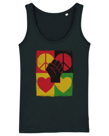 Peace Love Resist Black