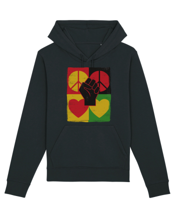 Peace Love Resist Black