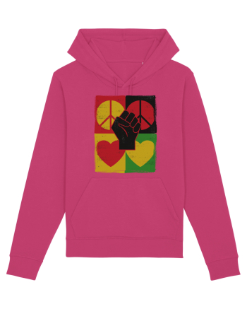 Peace Love Resist Raspberry
