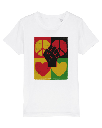 Peace Love Resist White