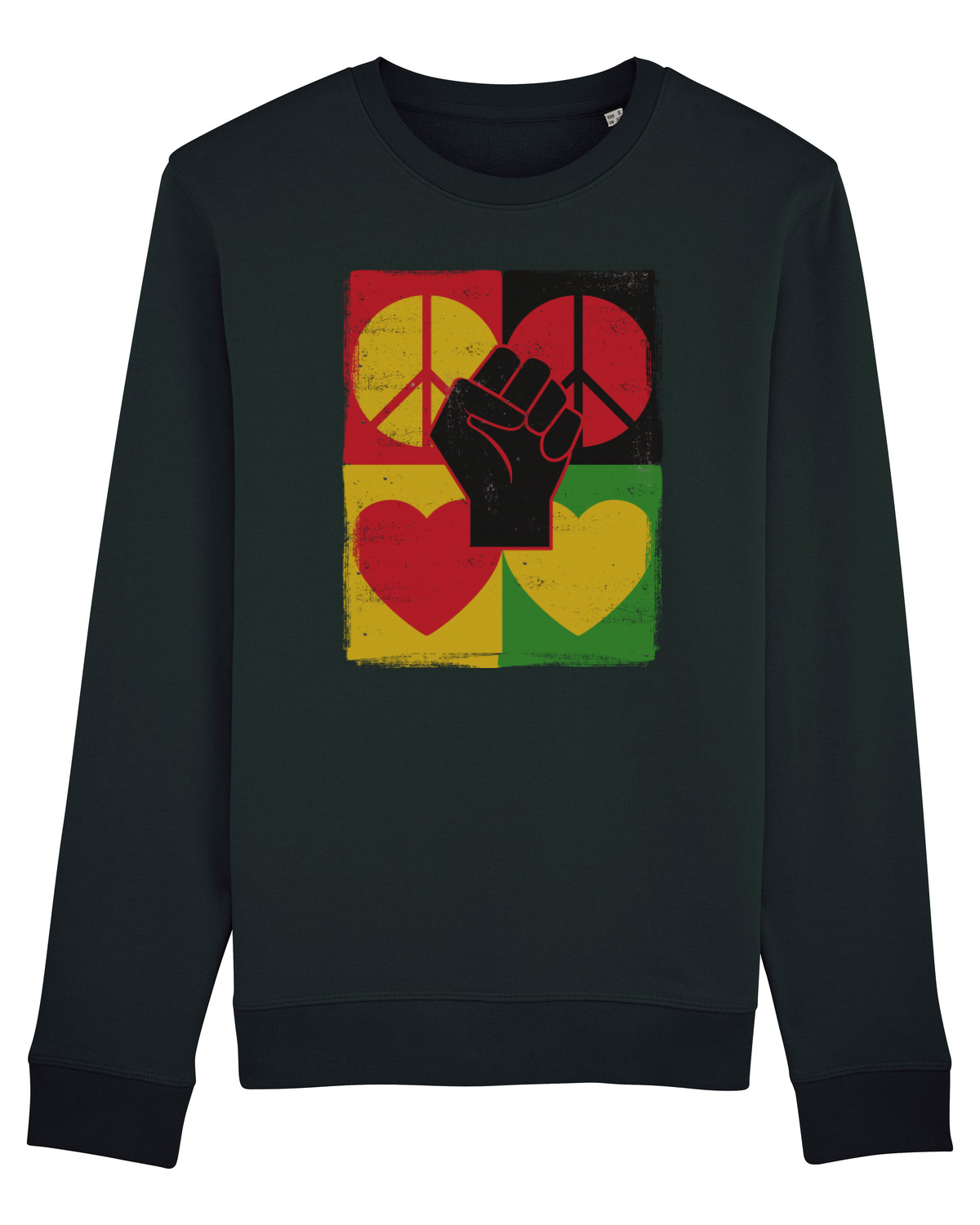 Bluză mânecă lungă Unisex Rise Black