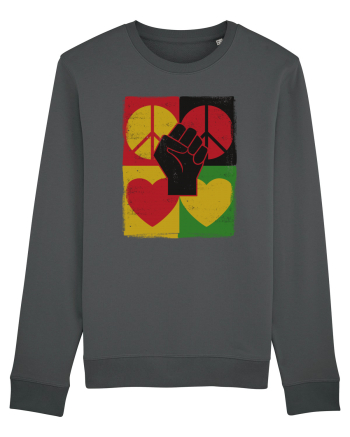Peace Love Resist Anthracite