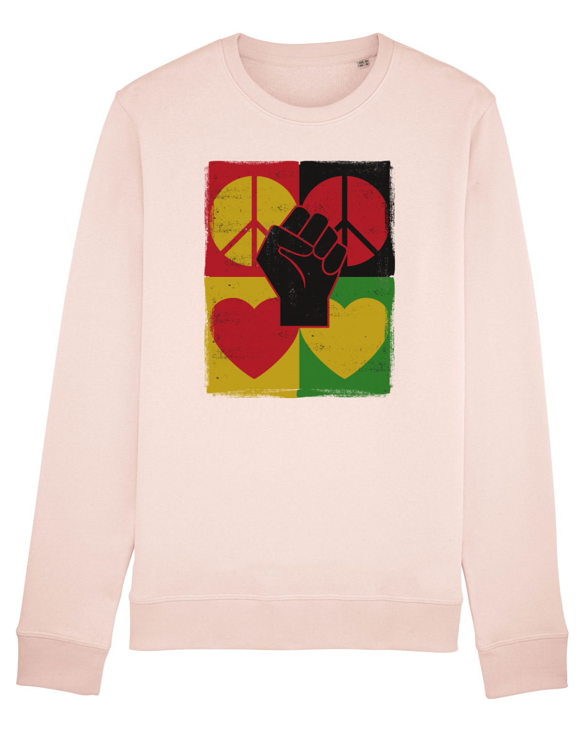 Bluză mânecă lungă Unisex Rise Candy Pink