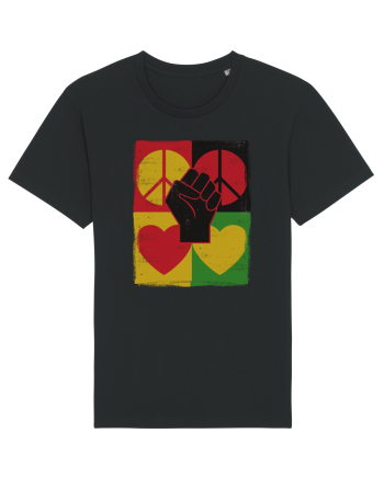 Peace Love Resist Black