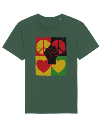 Peace Love Resist Bottle Green