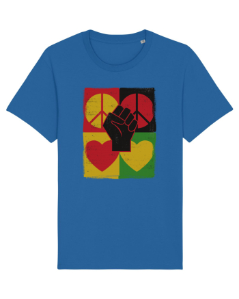 Peace Love Resist Royal Blue