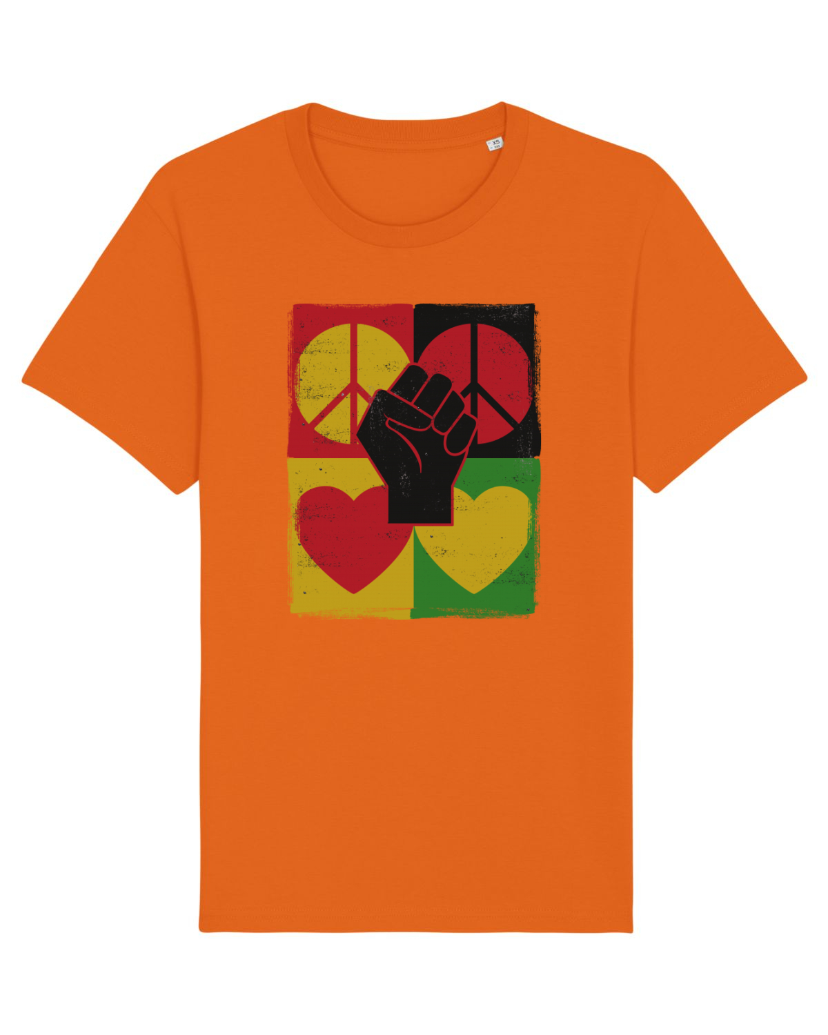 Tricou mânecă scurtă Unisex Rocker Bright Orange