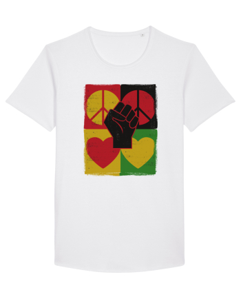 Peace Love Resist White