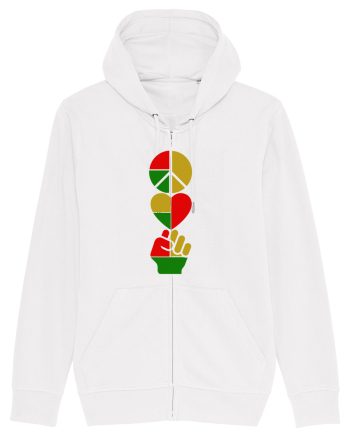 Peace Love Resist White