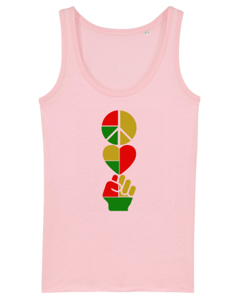 Peace Love Resist Cotton Pink