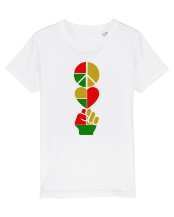 Peace Love Resist White