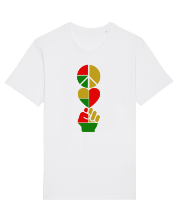 Peace Love Resist White