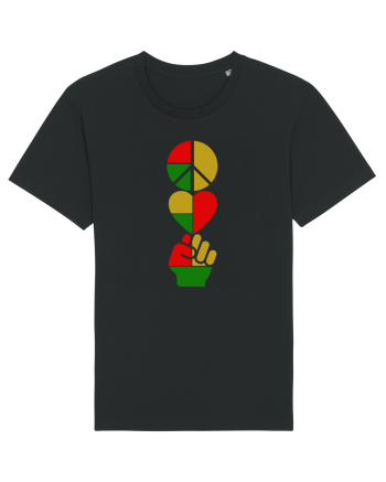 Peace Love Resist Black