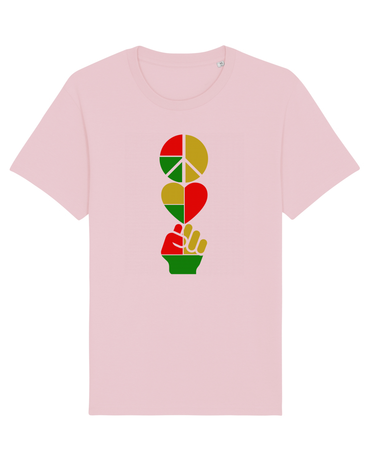 Tricou mânecă scurtă Unisex Rocker Cotton Pink