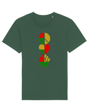 Peace Love Resist Bottle Green