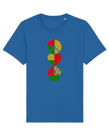 Peace Love Resist Royal Blue