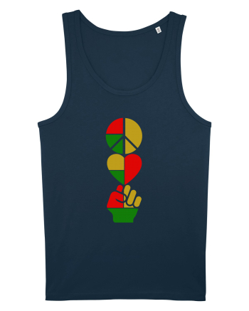 Peace Love Resist Navy