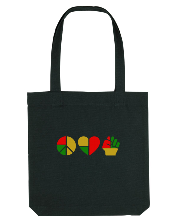 Peace Love Resist Black