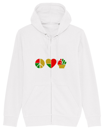 Peace Love Resist White