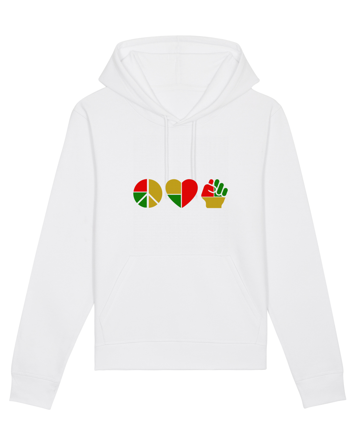 Hanorac Unisex Drummer White