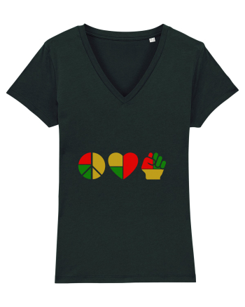 Peace Love Resist Black