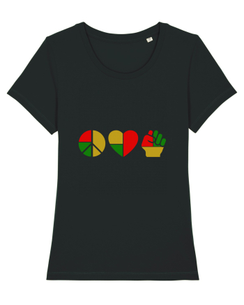 Peace Love Resist Black