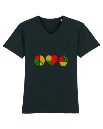 Peace Love Resist Black