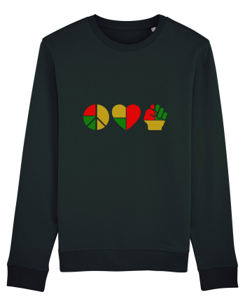 Peace Love Resist Black
