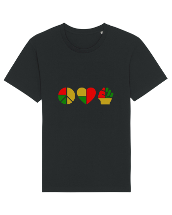 Peace Love Resist Black