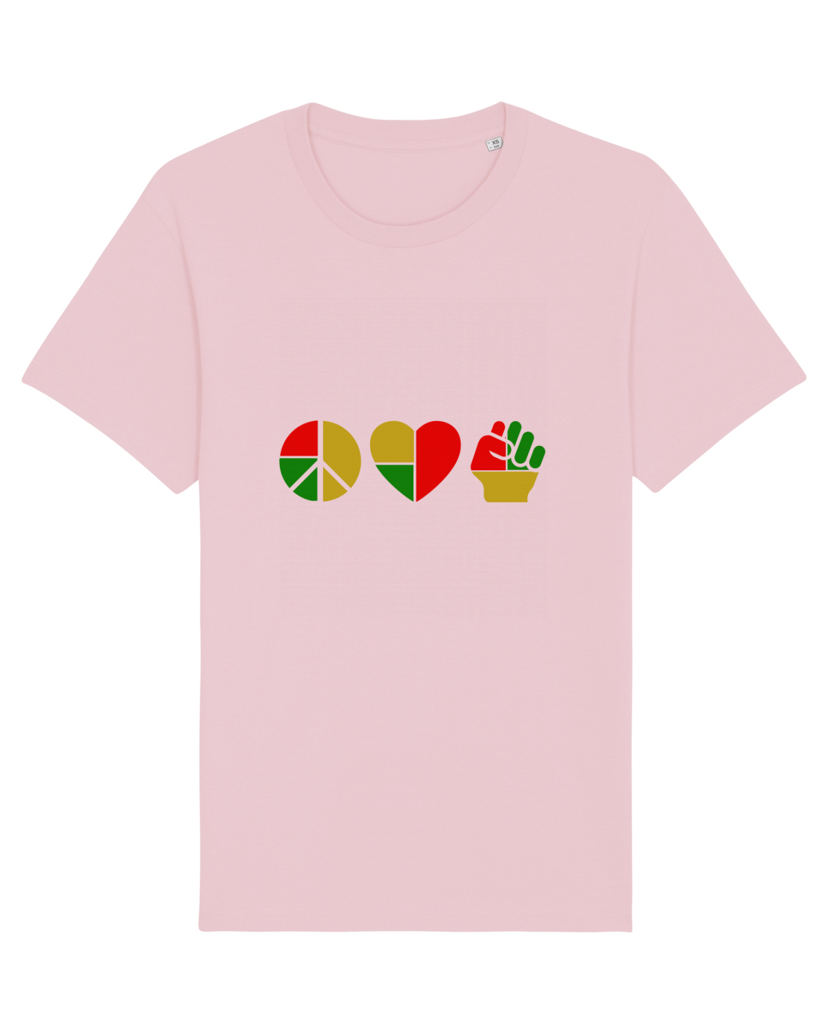 Tricou mânecă scurtă Unisex Rocker Cotton Pink
