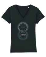MIND OVER MATTER Tricou mânecă scurtă guler V Damă Evoker